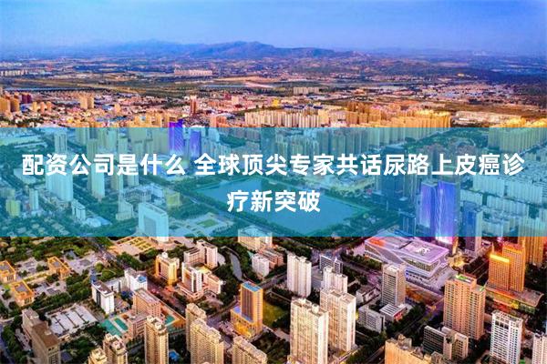 配资公司是什么 全球顶尖专家共话尿路上皮癌诊疗新突破